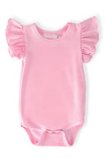 Bubblegum Pink S/S Flutter Bodysuit