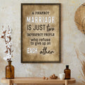 A Perfect Marriage Sign