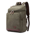Canvas Backpack Casual Canvas Travel Backpack Men's School Backpack Handmade Hiking Backpacks