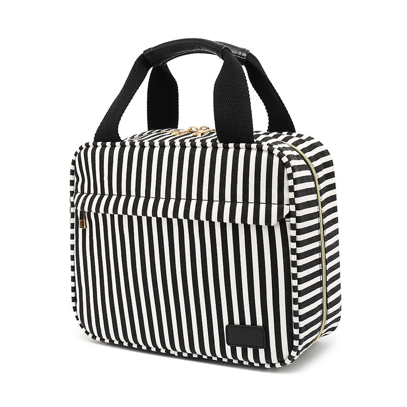 Canvas Toiletry Bags Canvas Waterproof Women Dopp Kit Cosmetic Bag