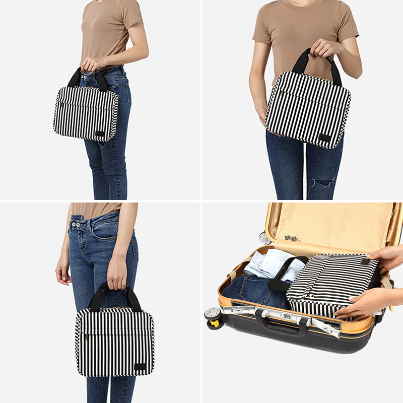 Canvas Toiletry Bags Canvas Waterproof Women Dopp Kit Cosmetic Bag