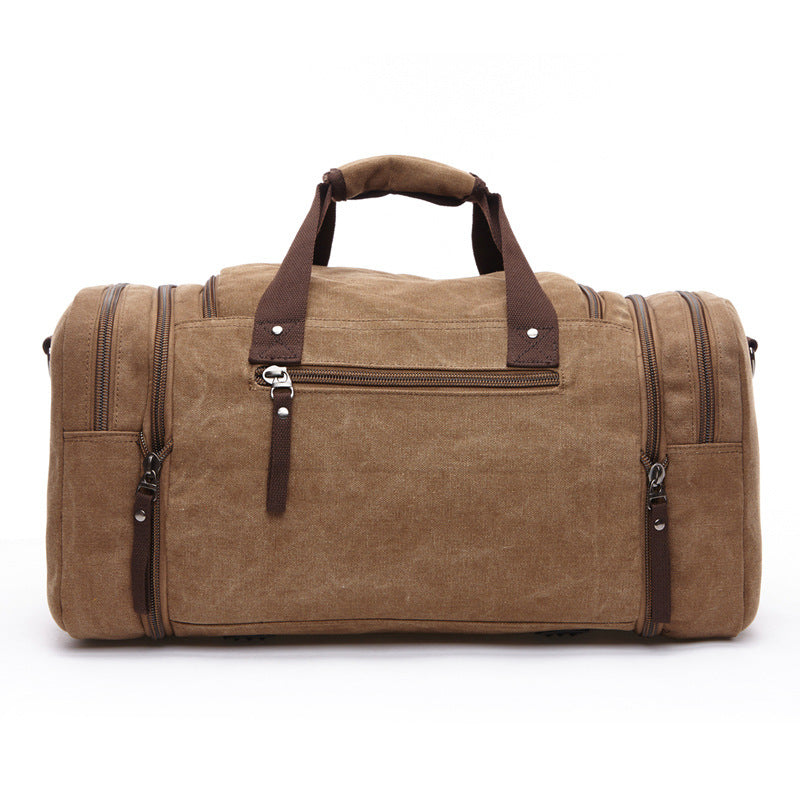Canvas Travel Duffel Bag Canvas Weekend Bag Casual Carry On Bag For Men And Women