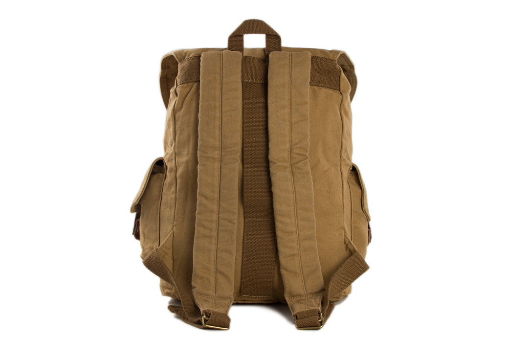 Large Volume Canvas Backpack, School Backpack, Track Backpack 1076
