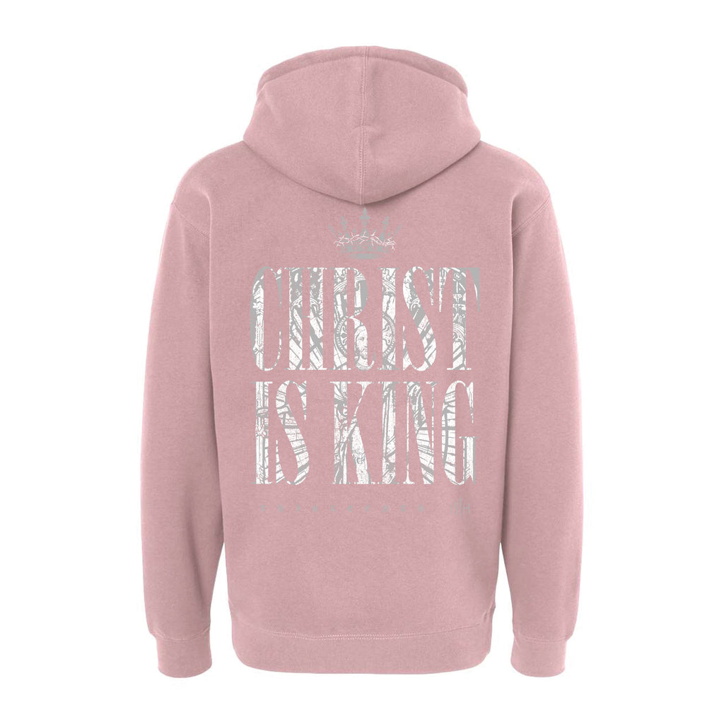 Christ is King Premium Hoodie - Pink