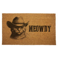Cowboy Cat "Meowdy" Door Mat