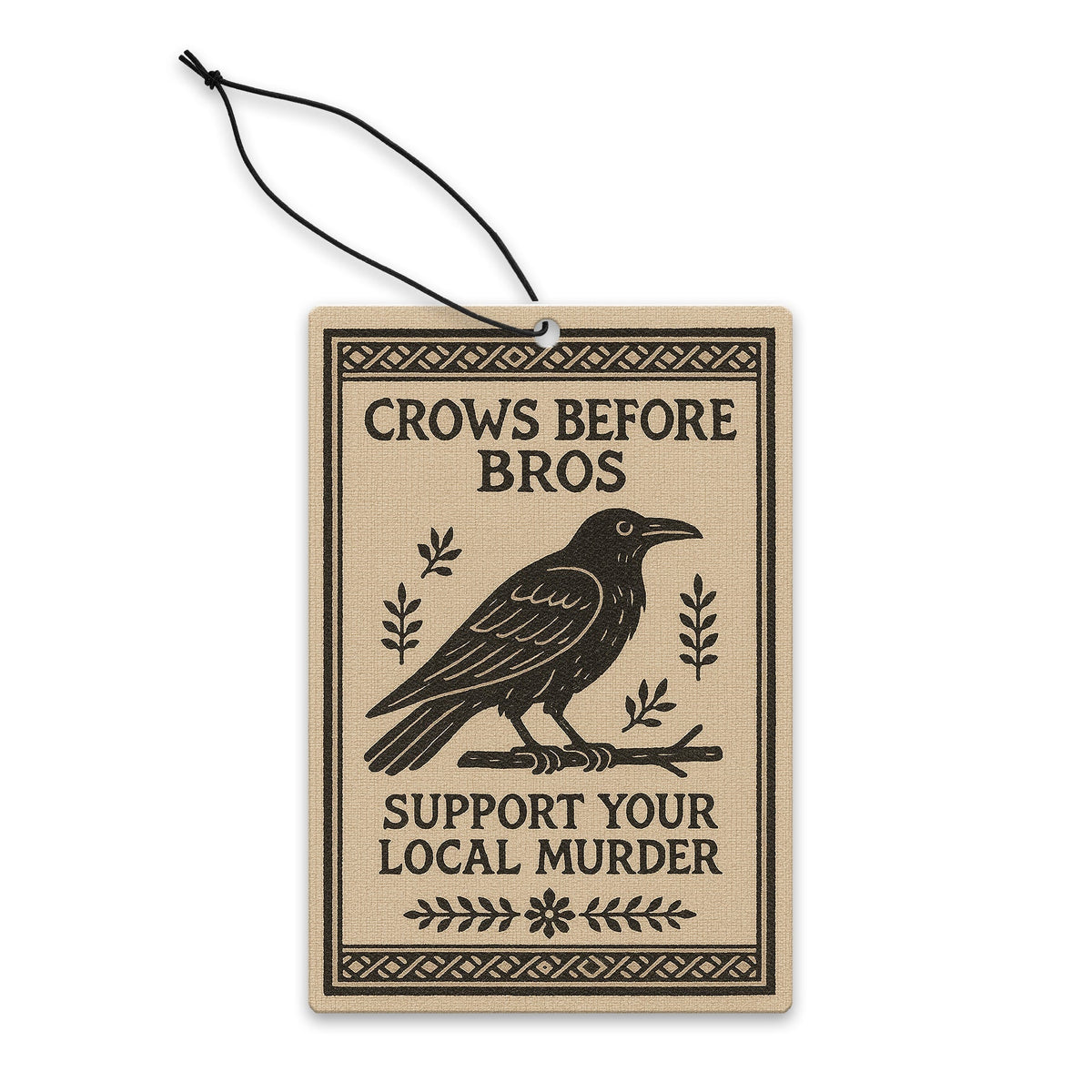 Crows Before Bros Air Freshener