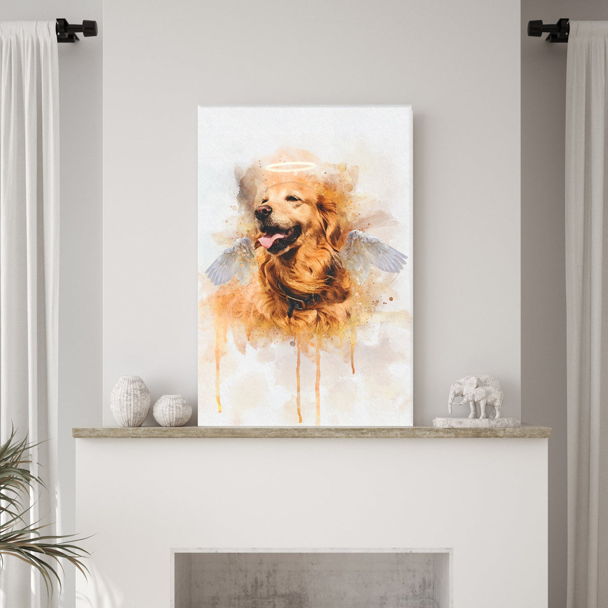 Custom Dog Watercolor Portrait