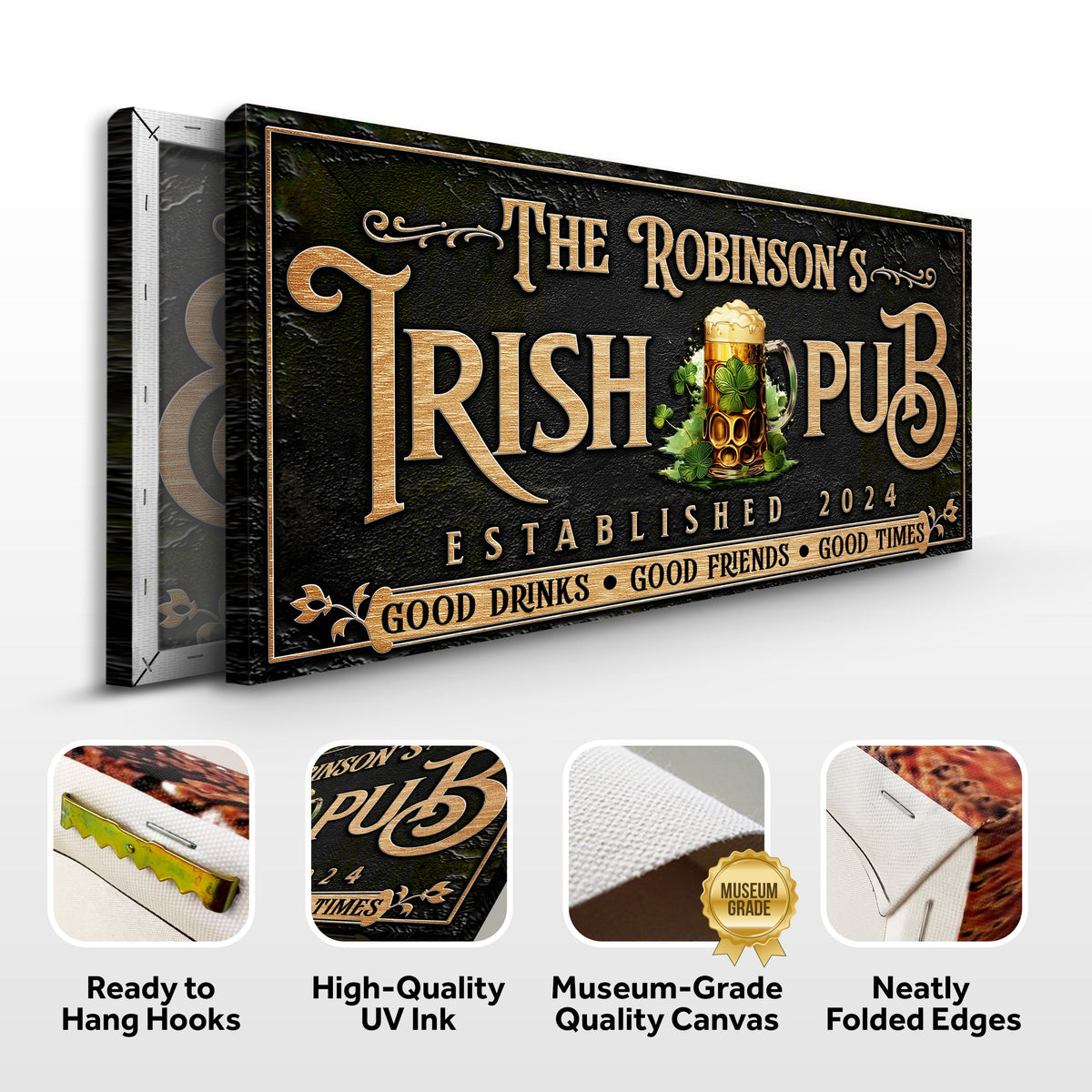 Custom Irish Pub Bar Sign III