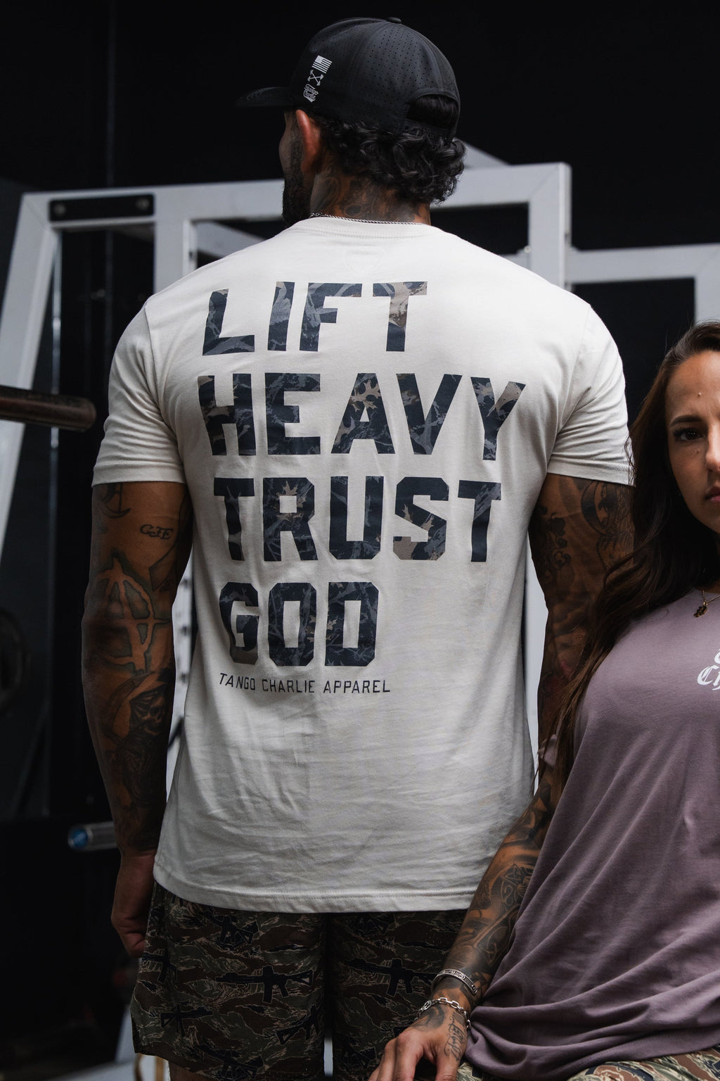 Lift Heavy. Trust God. - Tee