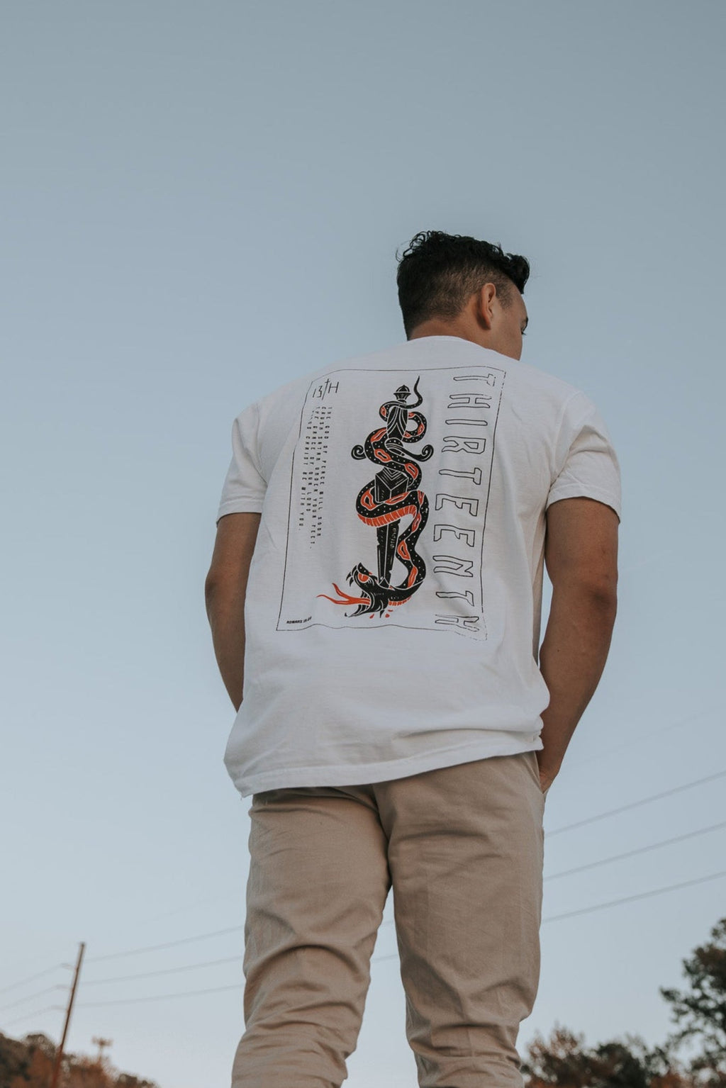 Lucifer's Demise Premium Tee- White