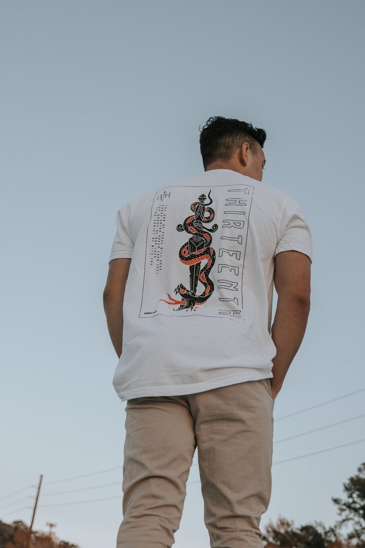 Lucifer's Demise Premium Tee- White