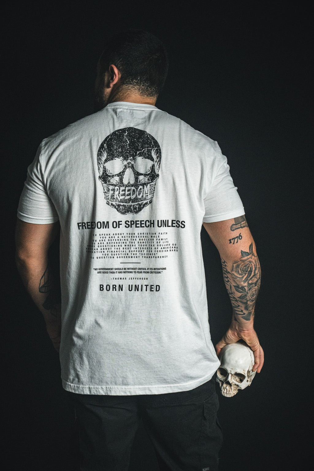 Freedom of Speech Tee - White