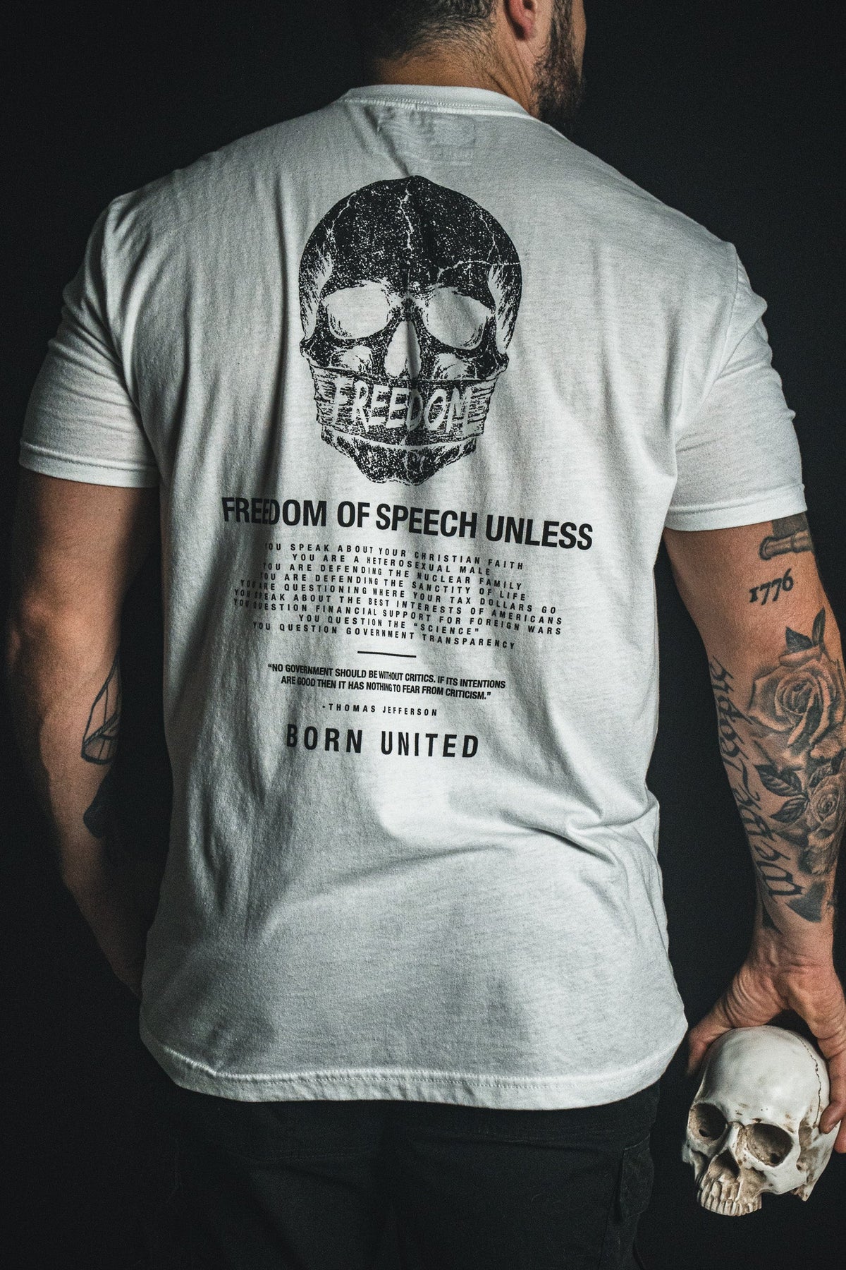 Freedom of Speech Tee - White