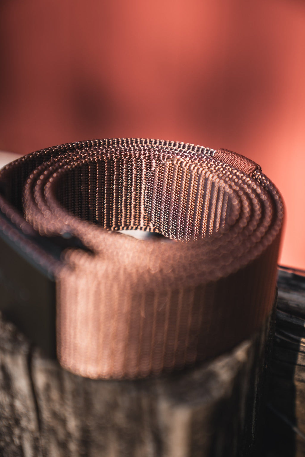 BU Logo Belt - Brown