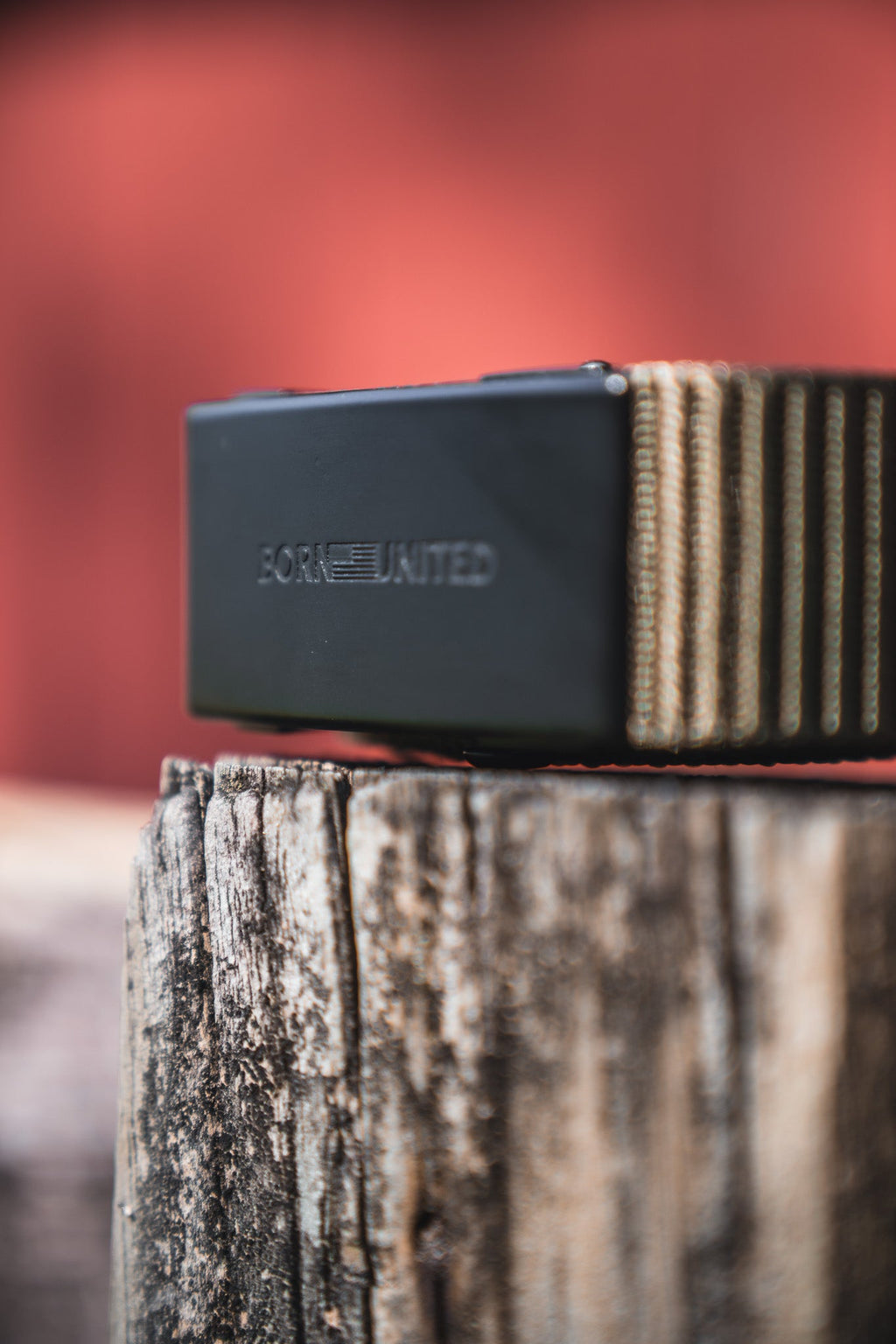 BU Logo Belt - Army Green