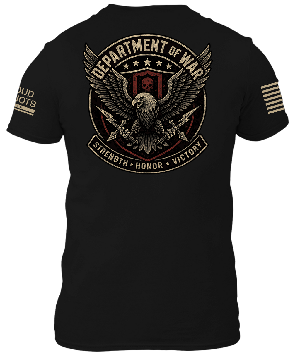 Department Of War (Two Sided) Shirt