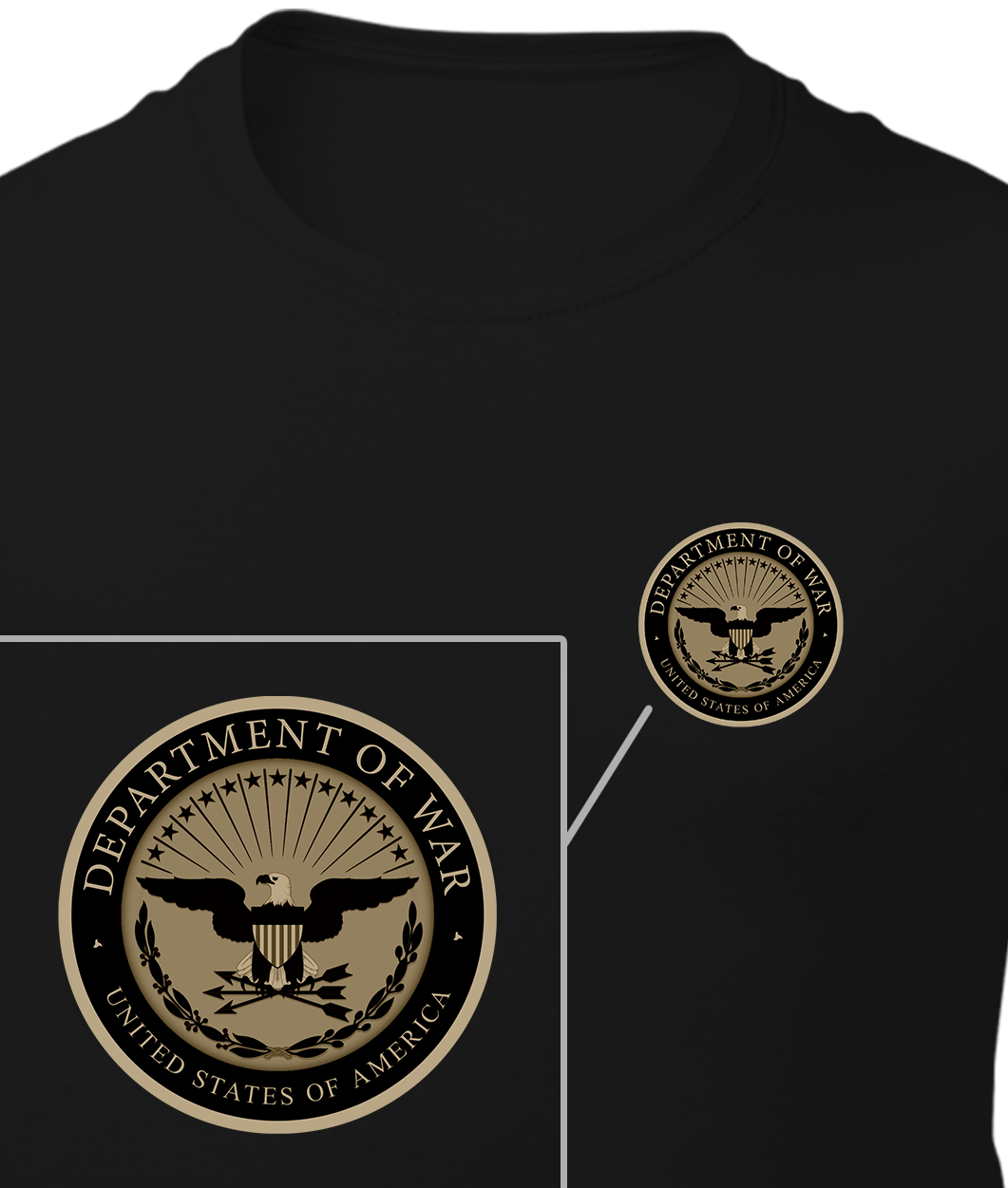 Department Of War (Two Sided) Shirt