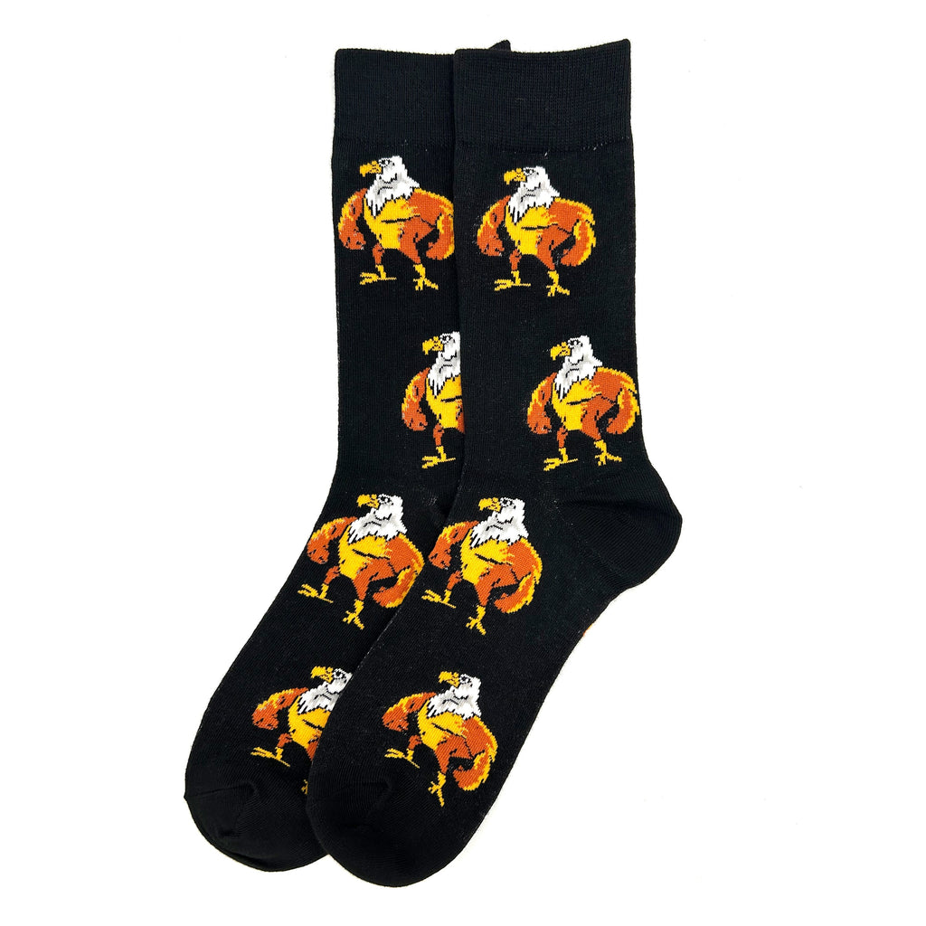 Buff Bald Eagle Novelty Socks