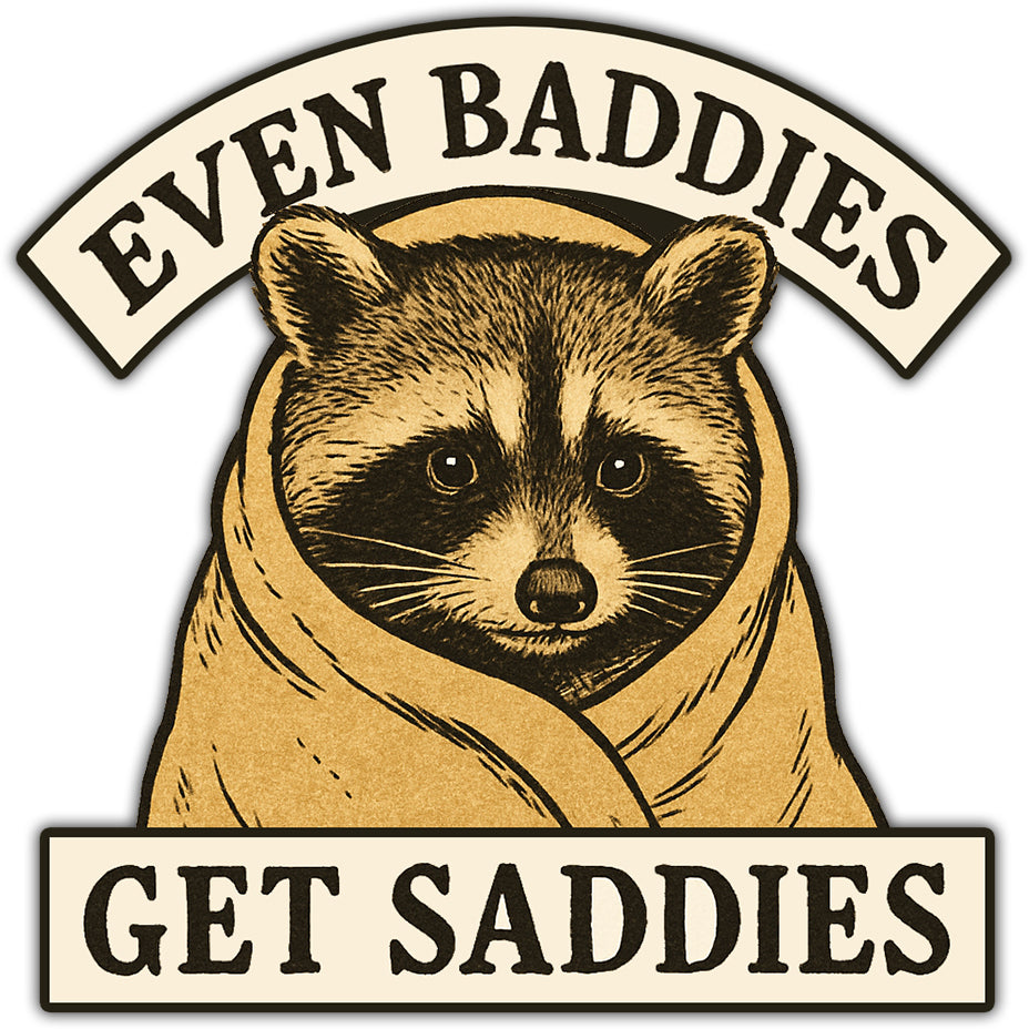 Even Baddies Get Saddies Sticker
