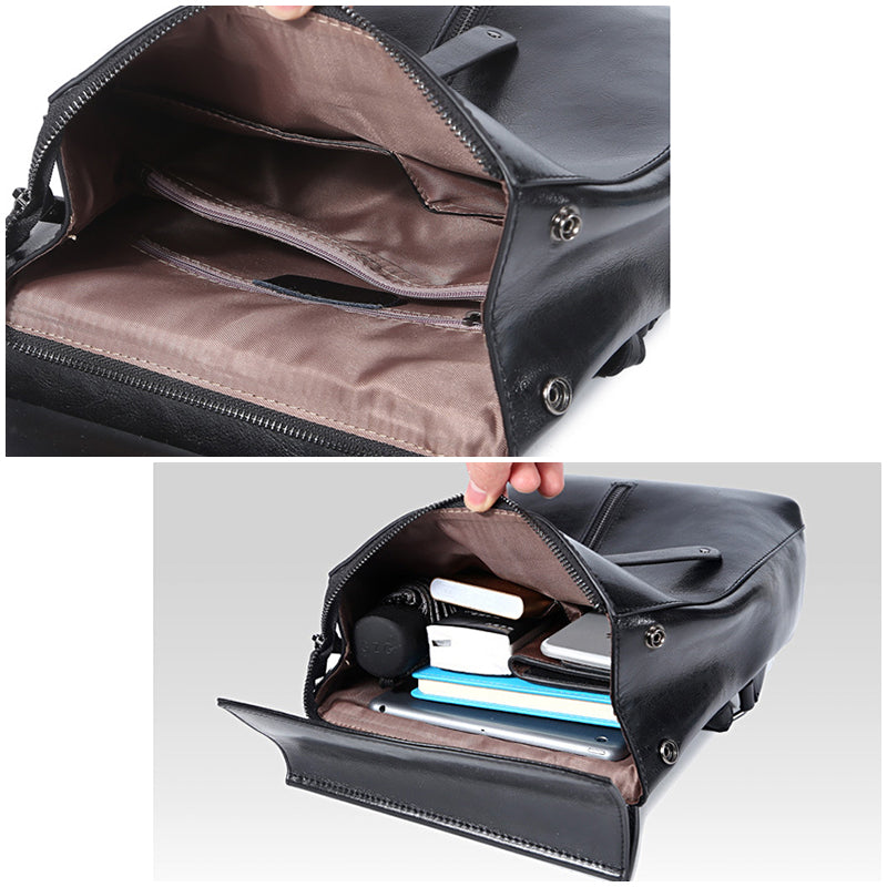 Full Grain Leather Backpack Purse for Women, Stylish Leather Backpack, Gift for Her