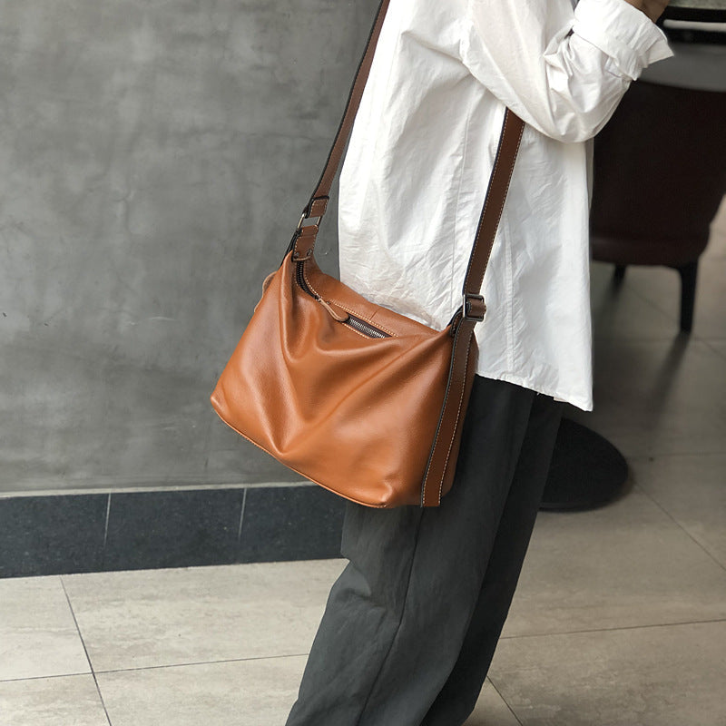 Full Grain Leather Crossbody Bag Leather Shoulder Bag For Women Gift For Women