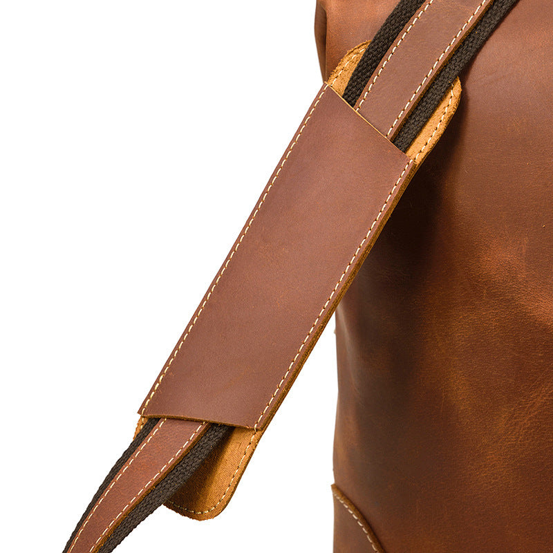 Full Grain Leather Duffle Bag Handmade Leather Weekender Bag Leather Holdall Overnight Bag For Men Gift For Him