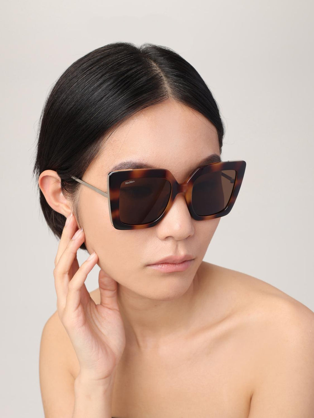 Max Mara Women Max Mara Acetate And Metal Sunglasses