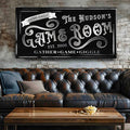 Personalized Game Room Sign II