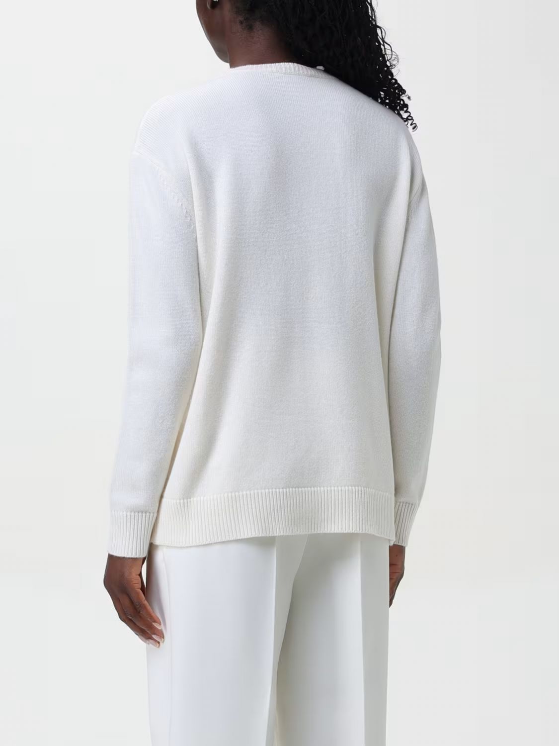 Max Mara Women Max Mara Wool And Cashmere Crewneck Pullover