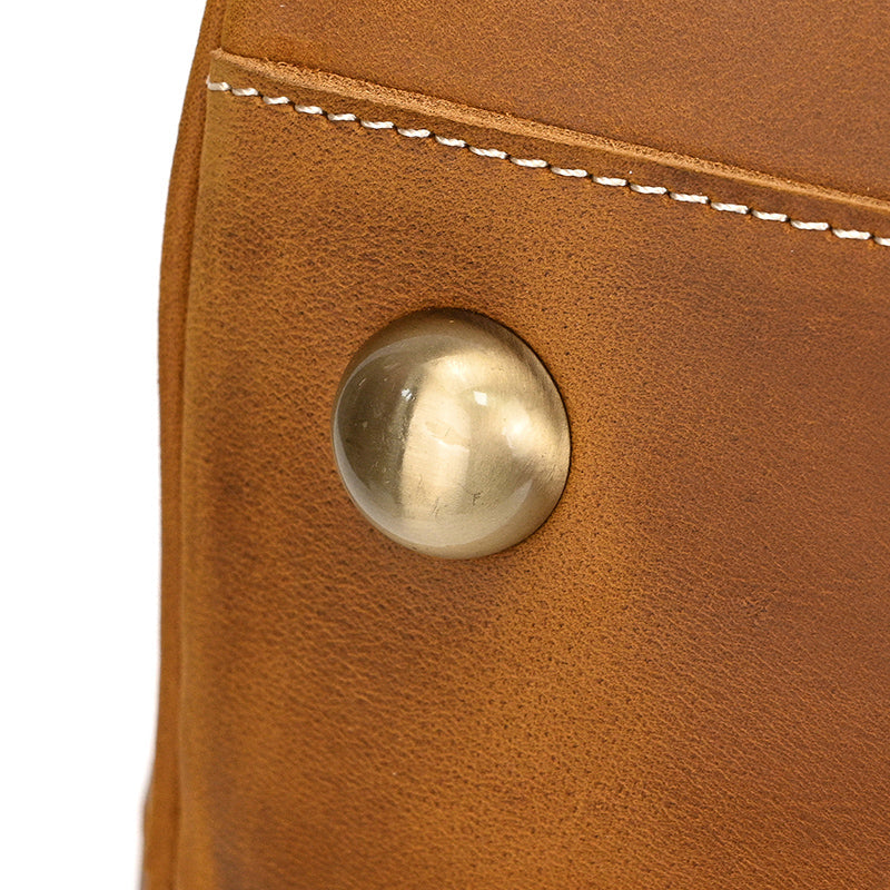 Handcrafted Leather Weekender Bag Retro Full Grain Leather Duffle Bag Mens Leather Carry-on Bag Large Vacation Holidays Travel Bag