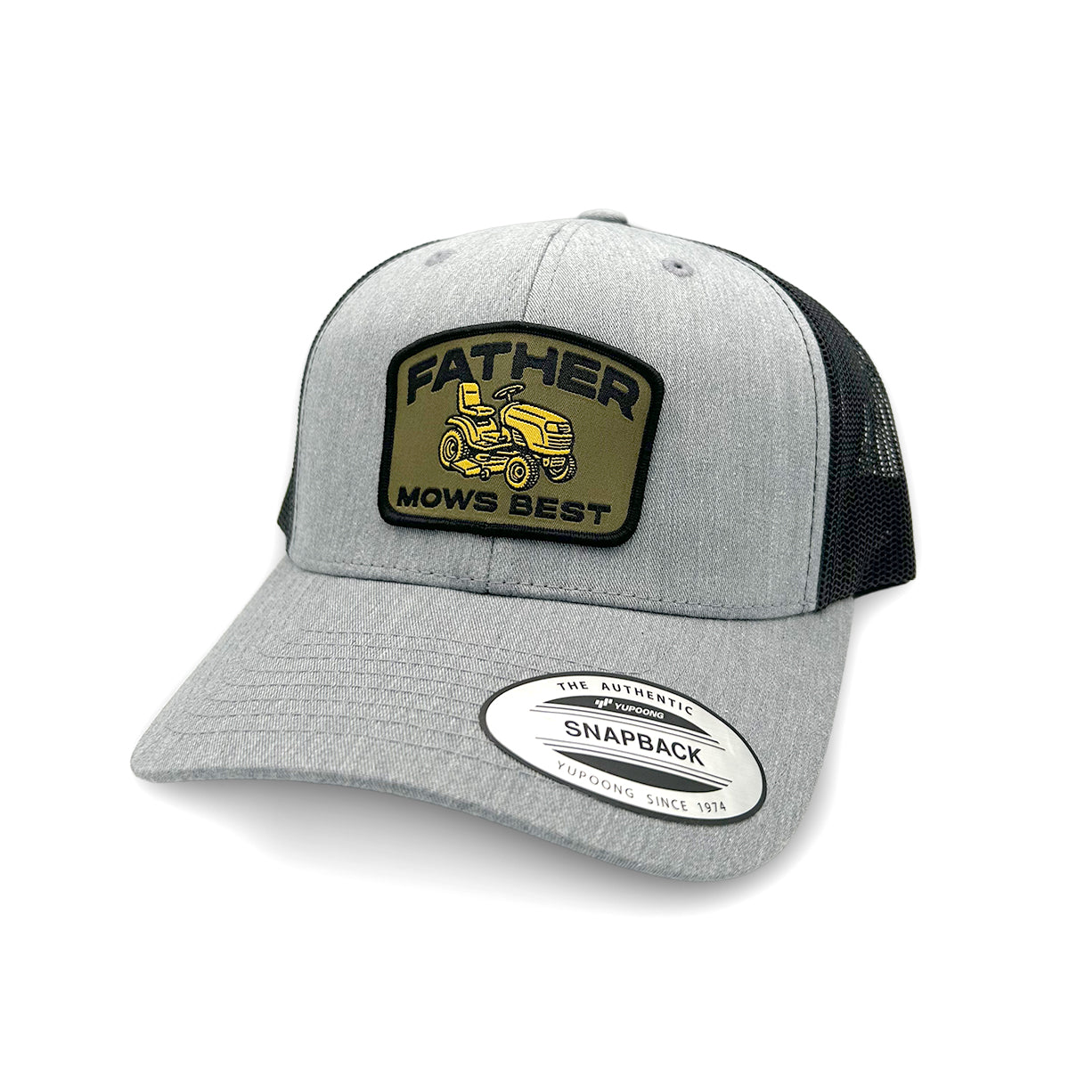 Father Mows Best Green (Woven Patch)