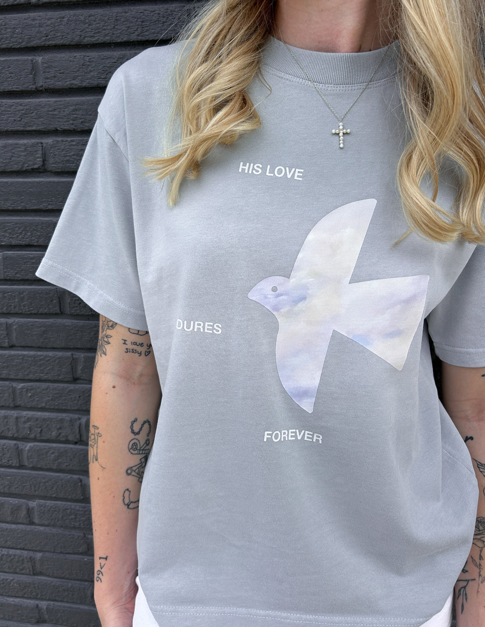 His Love Endures Forever Heavyweight Tee