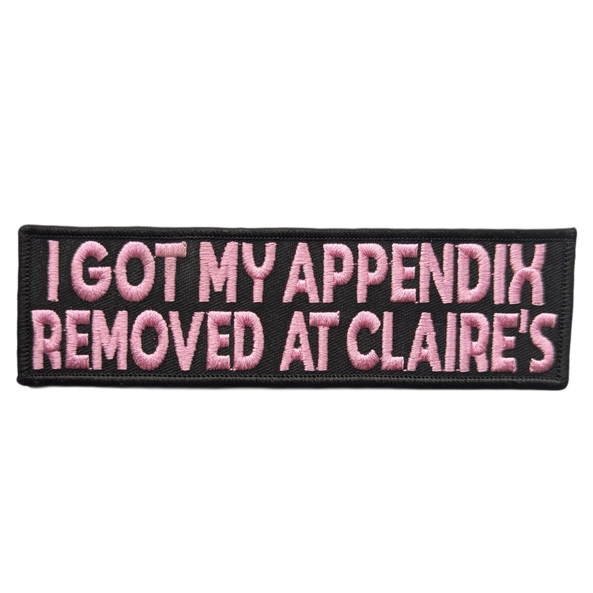 I Got My Appendix Removed at Claire's Patch