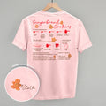 Gingerbread Cookie Recipe (Back Print)