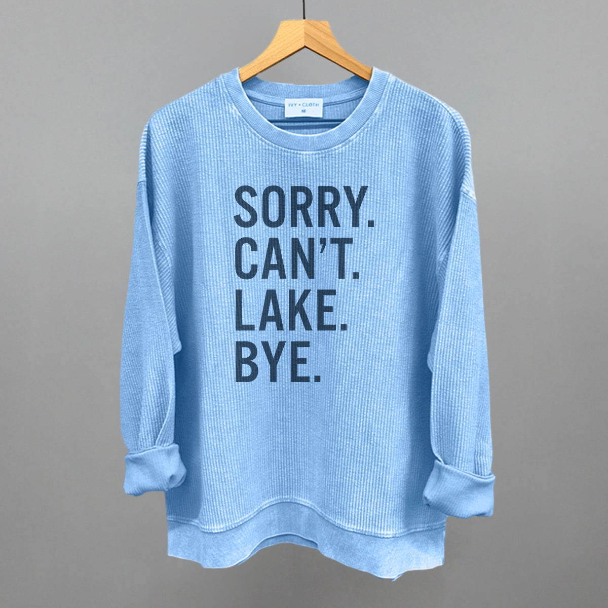 Sorry Can't Lake Bye