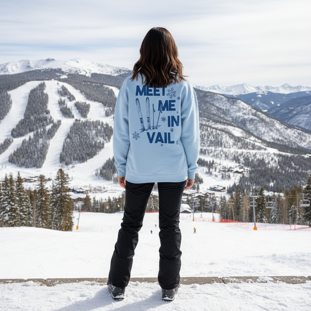 Meet Me In Vail (Back Print)