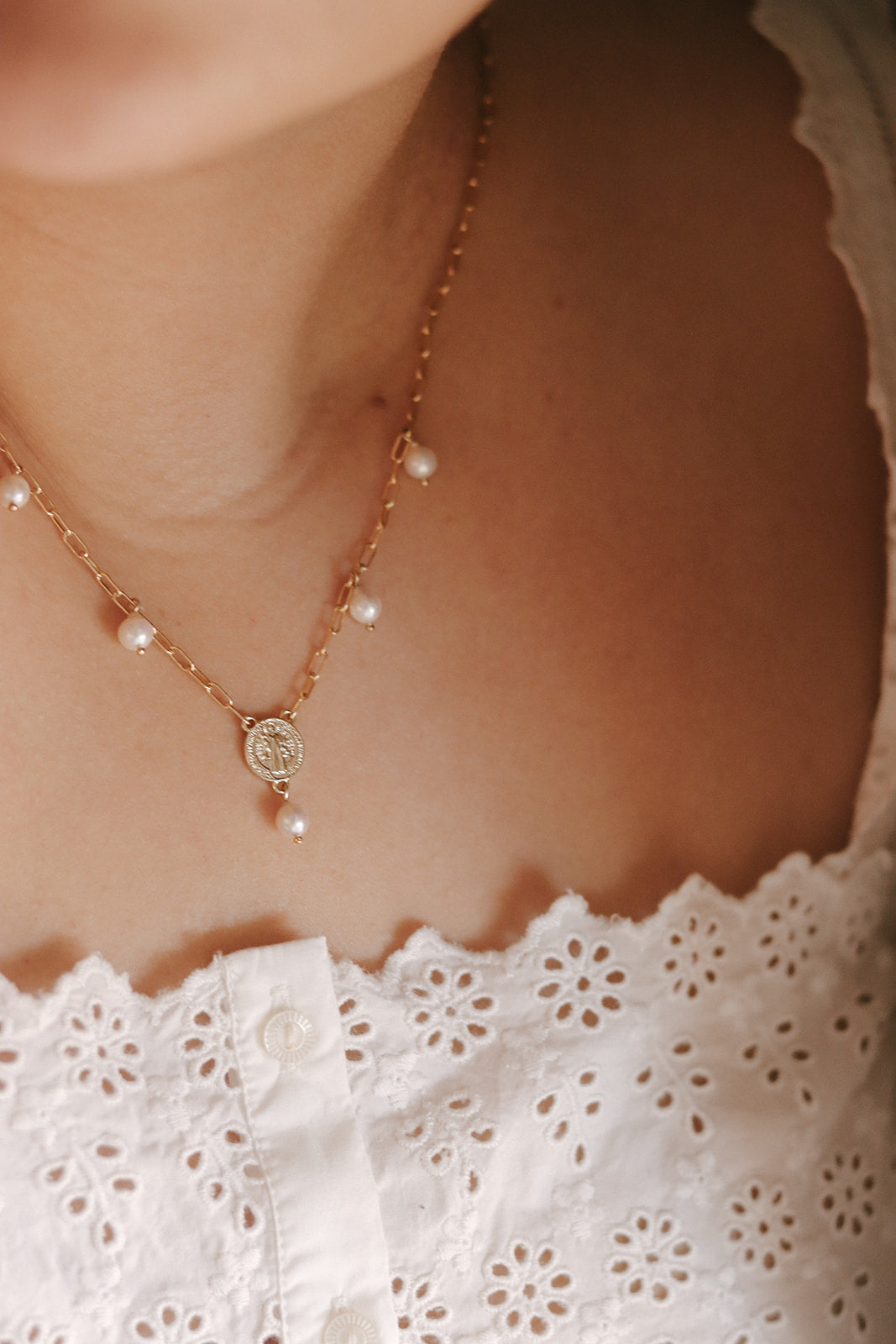 Benedictine Devotion Necklace in Gold-Filled