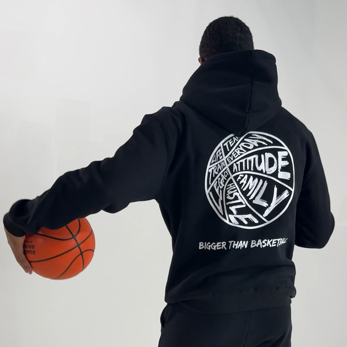 Bigger Than Basketball - Hoodie - Black