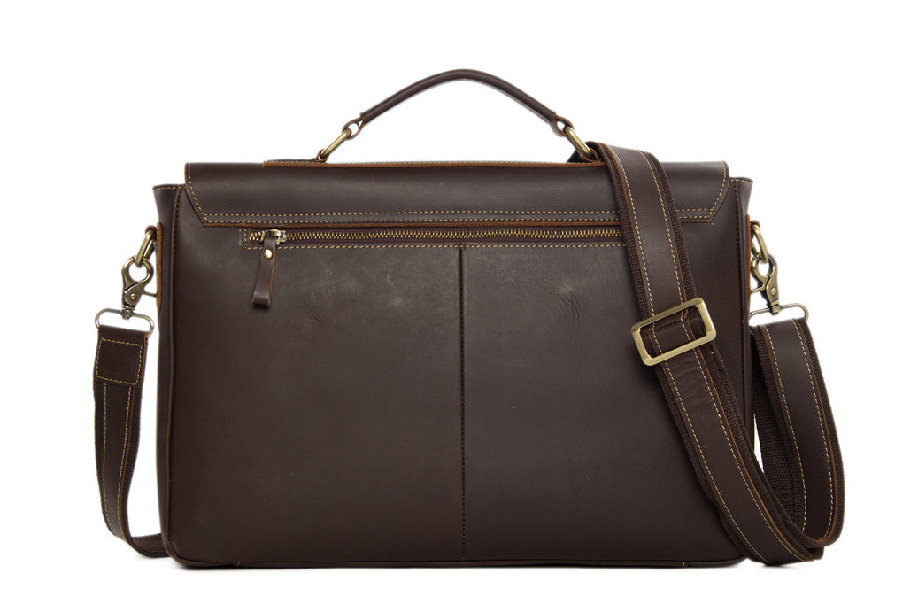 Vintage Leather Messenger Bags, Mens Leather Briefcase