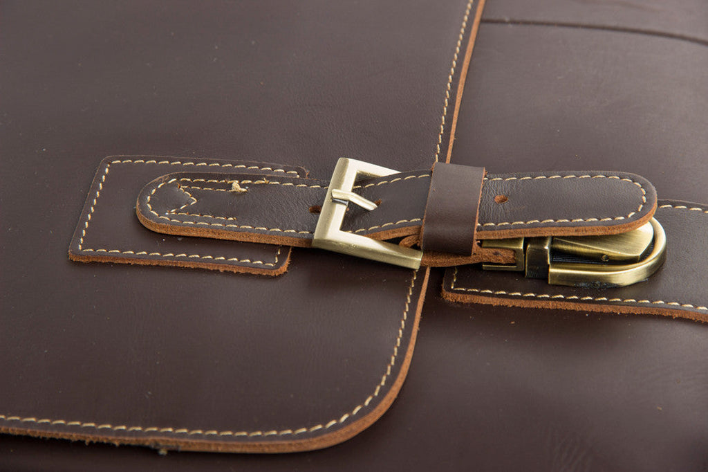 Vintage Leather Messenger Bags, Mens Leather Briefcase