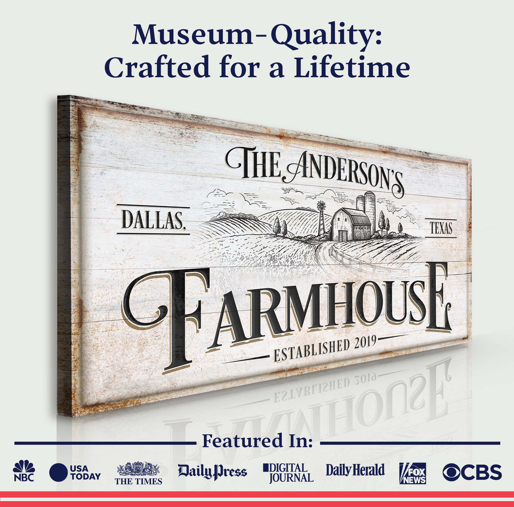 Personalized Farmhouse Sign
