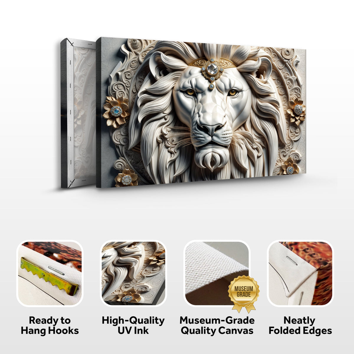 Majestic Lion Wall Art II