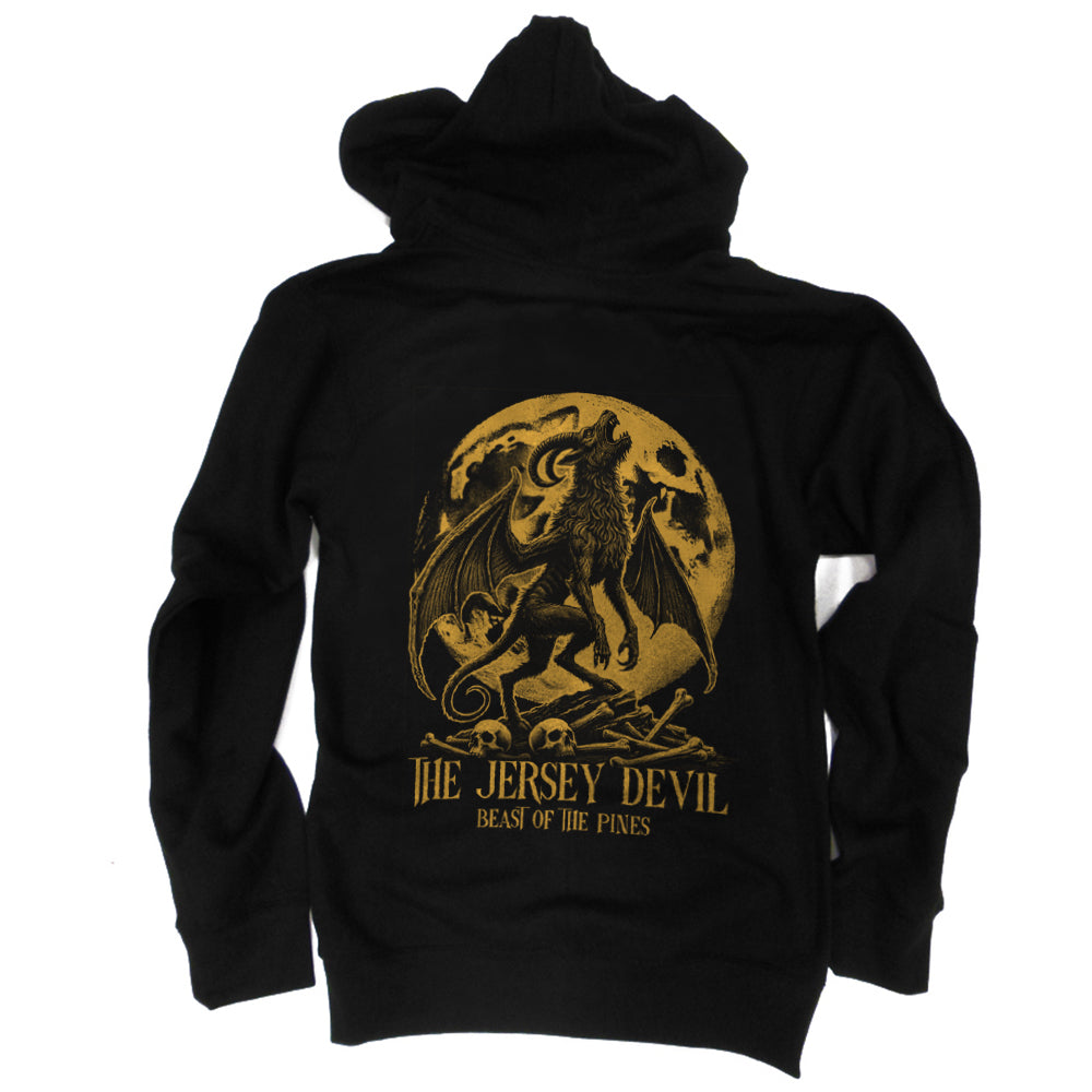 Jersey Devil Beast of the Pines Zip Up Hoodie