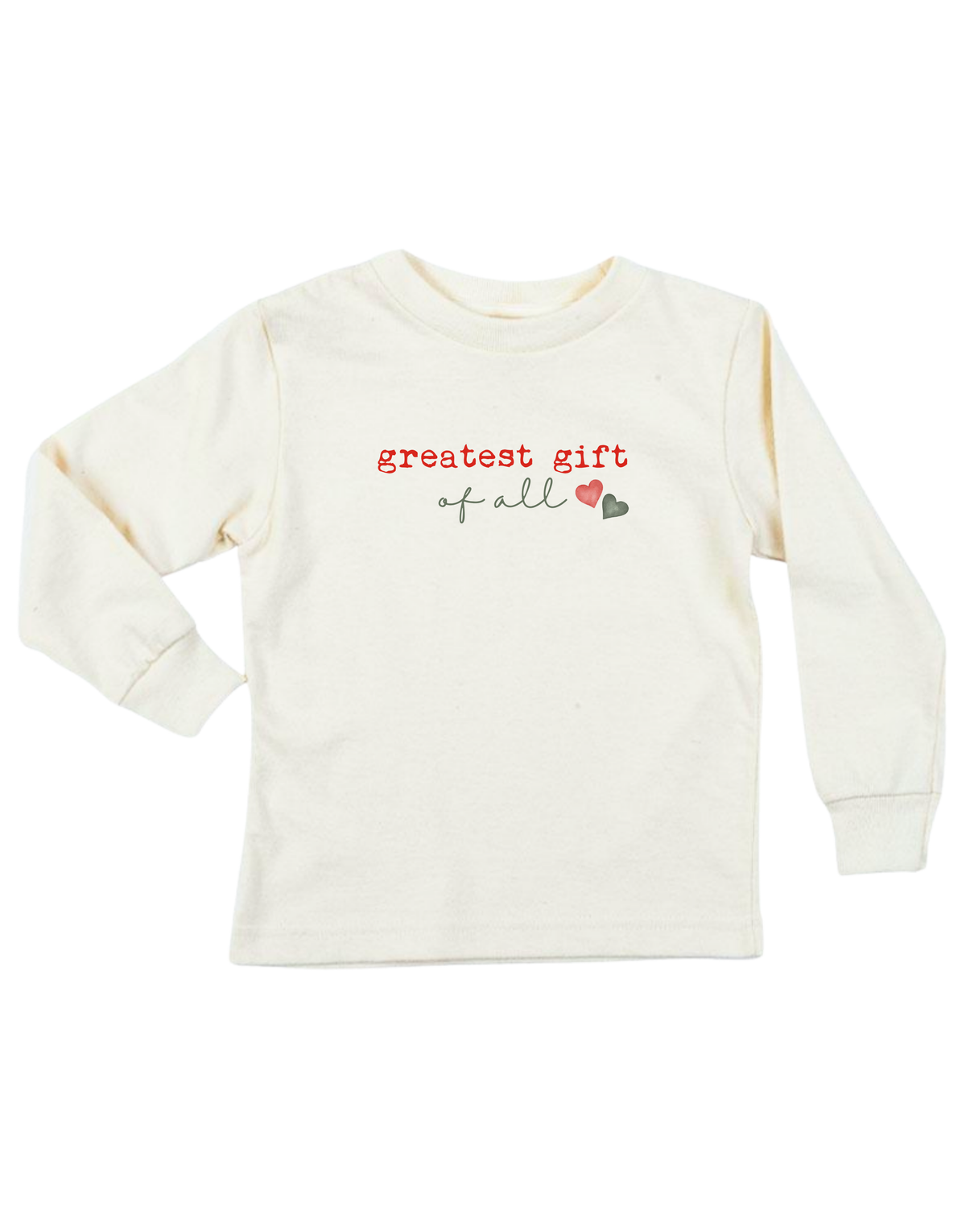Greatest Gift Of All Organic Kids T-Shirt Long Sleeve