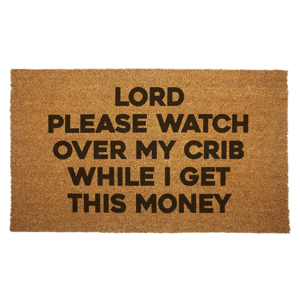 Lord Please Watch Over My Crib Door Mat