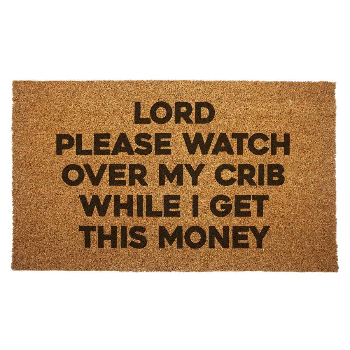 Lord Please Watch Over My Crib Door Mat