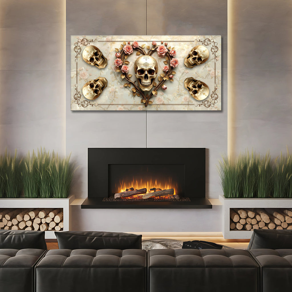 Vintage Skull Wall Art