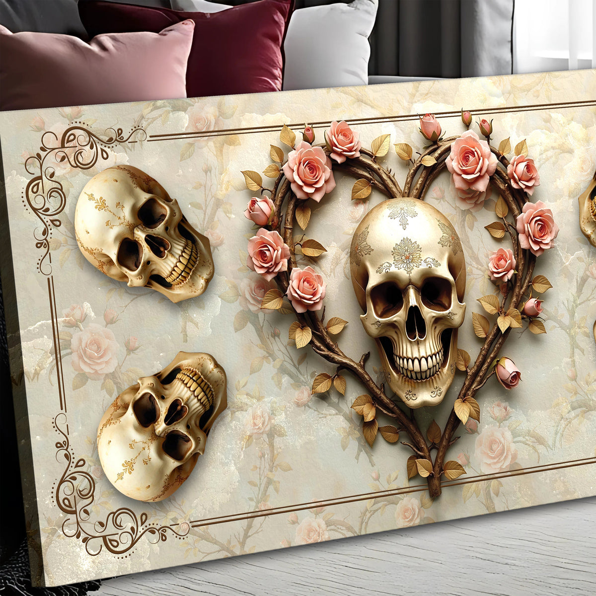 Vintage Skull Wall Art
