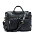 Convertible Leather Backpack, Men's Shoulder Bag, Large Capacity Leather Briefcase