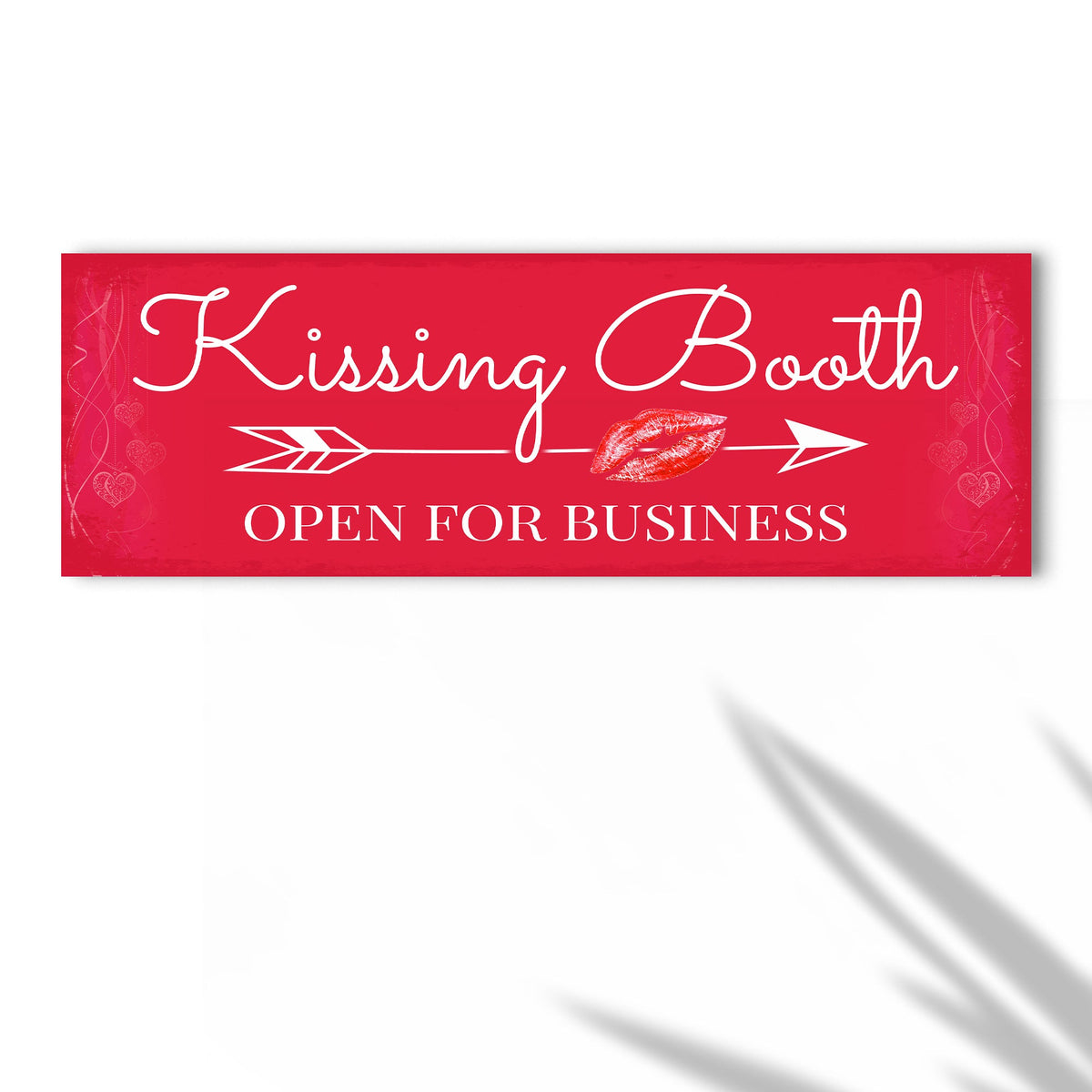 Kissing Booth "Open For Business" Sign